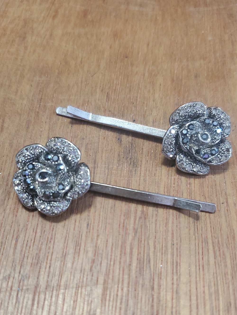 Rhinestone bobby pins